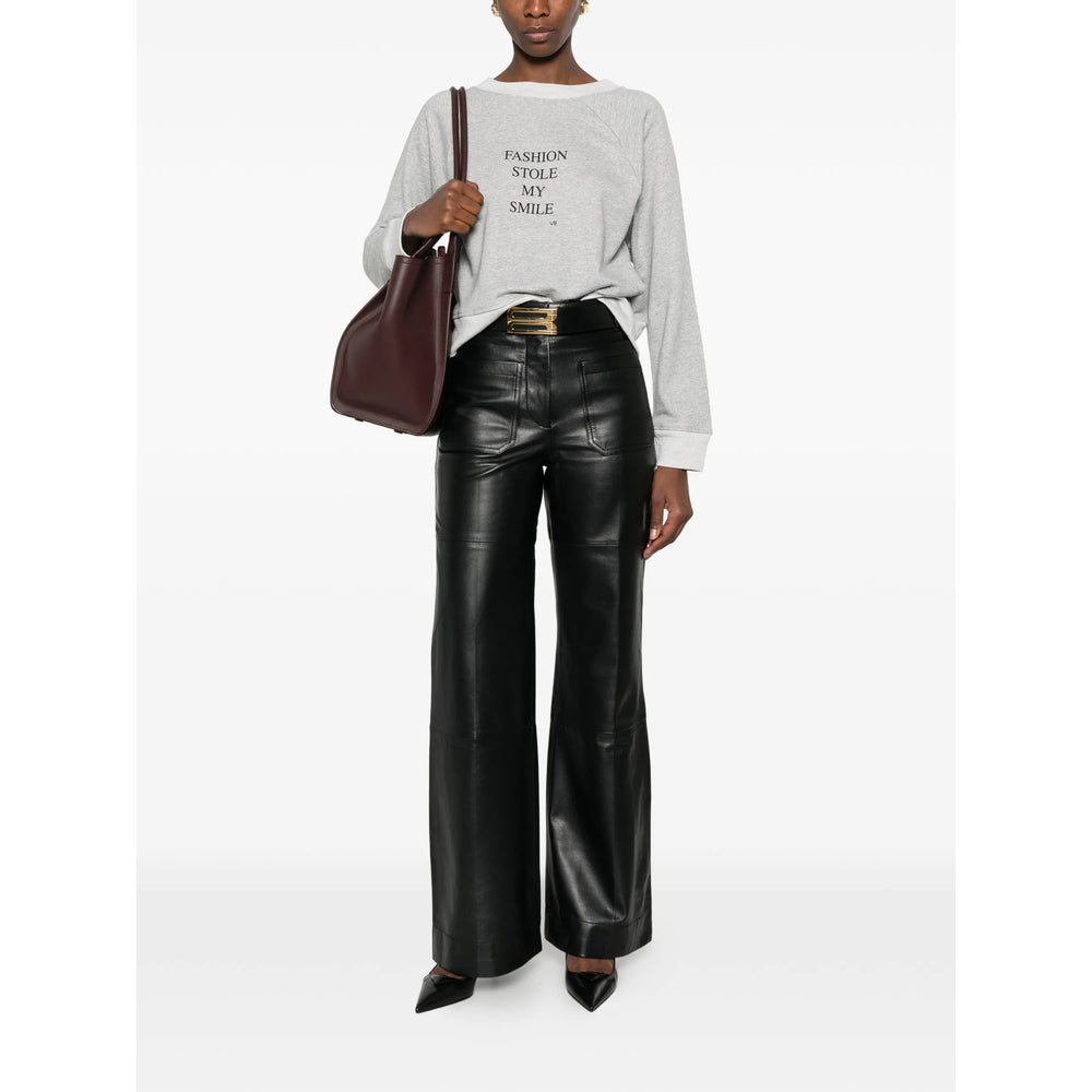 Victoria Beckham Black Tops - Sweatshirts Women VICTORIA BECKHAM