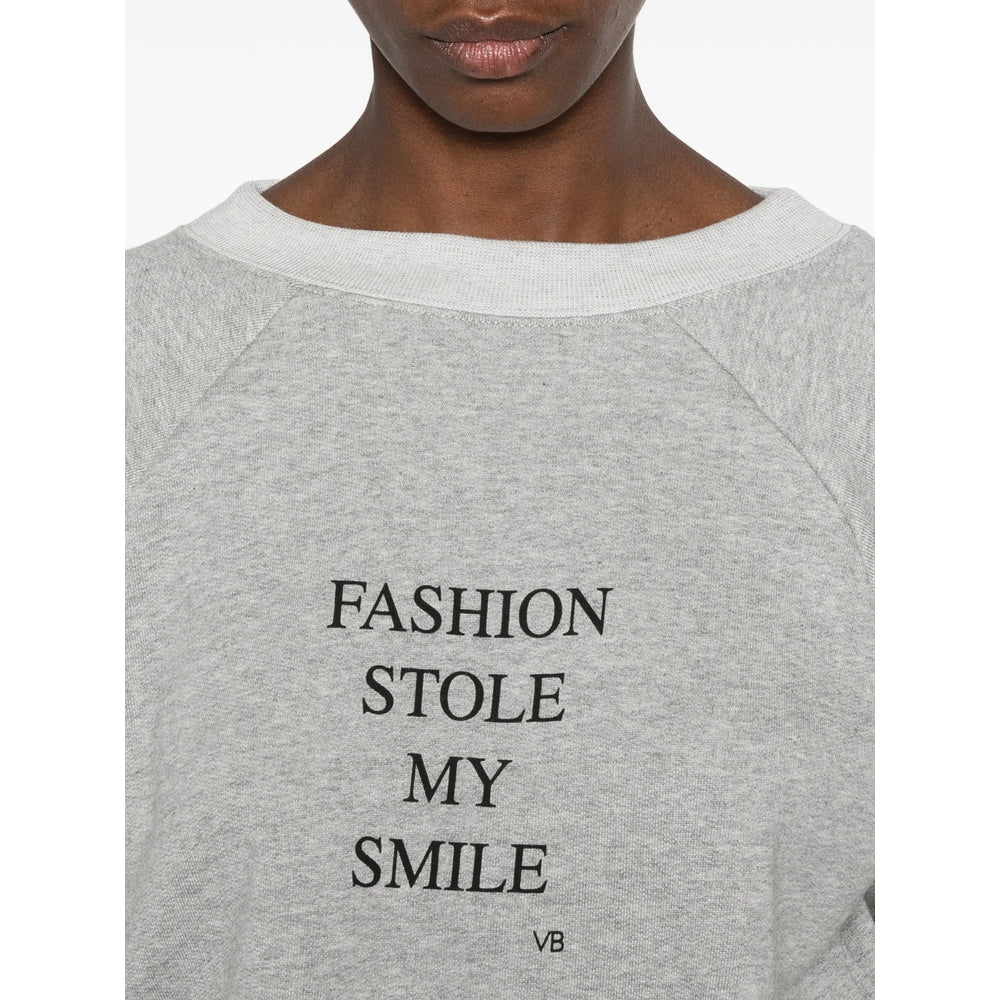 Victoria Beckham Black Tops - Sweatshirts Women VICTORIA BECKHAM