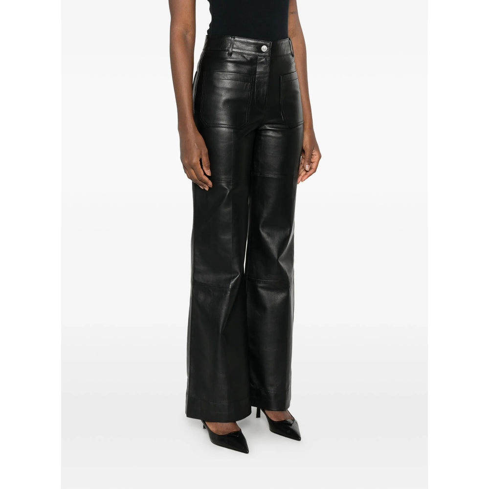 Victoria Beckham Black Trousers - Straight Trousers Women VICTORIA BECKHAM