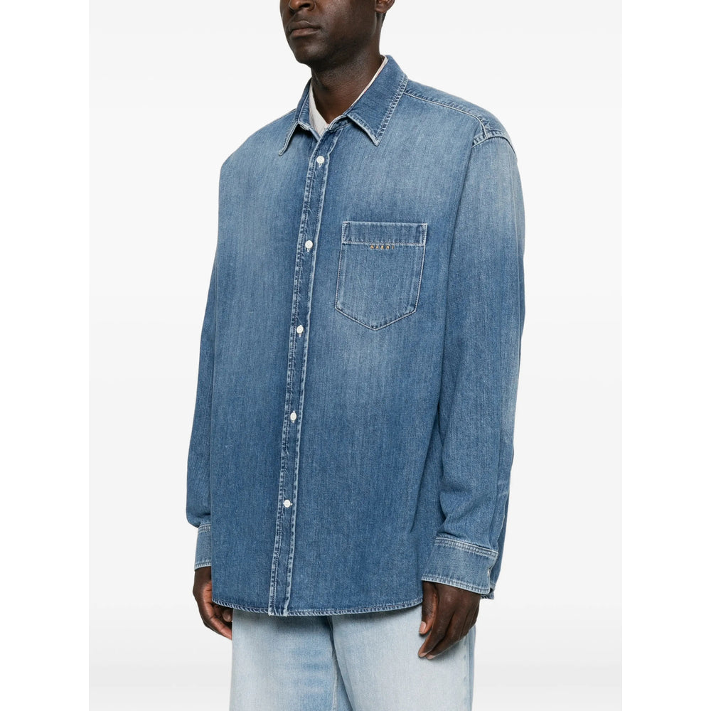 Marni Blue Jackets - Shirt Jackets Men MARNI