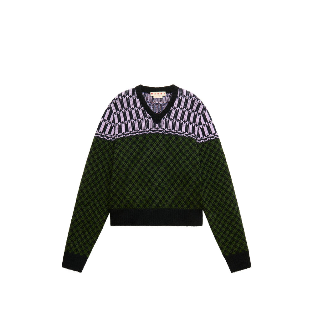 Marni Green Sweaters & Knitwear - Jumpers Men MARNI