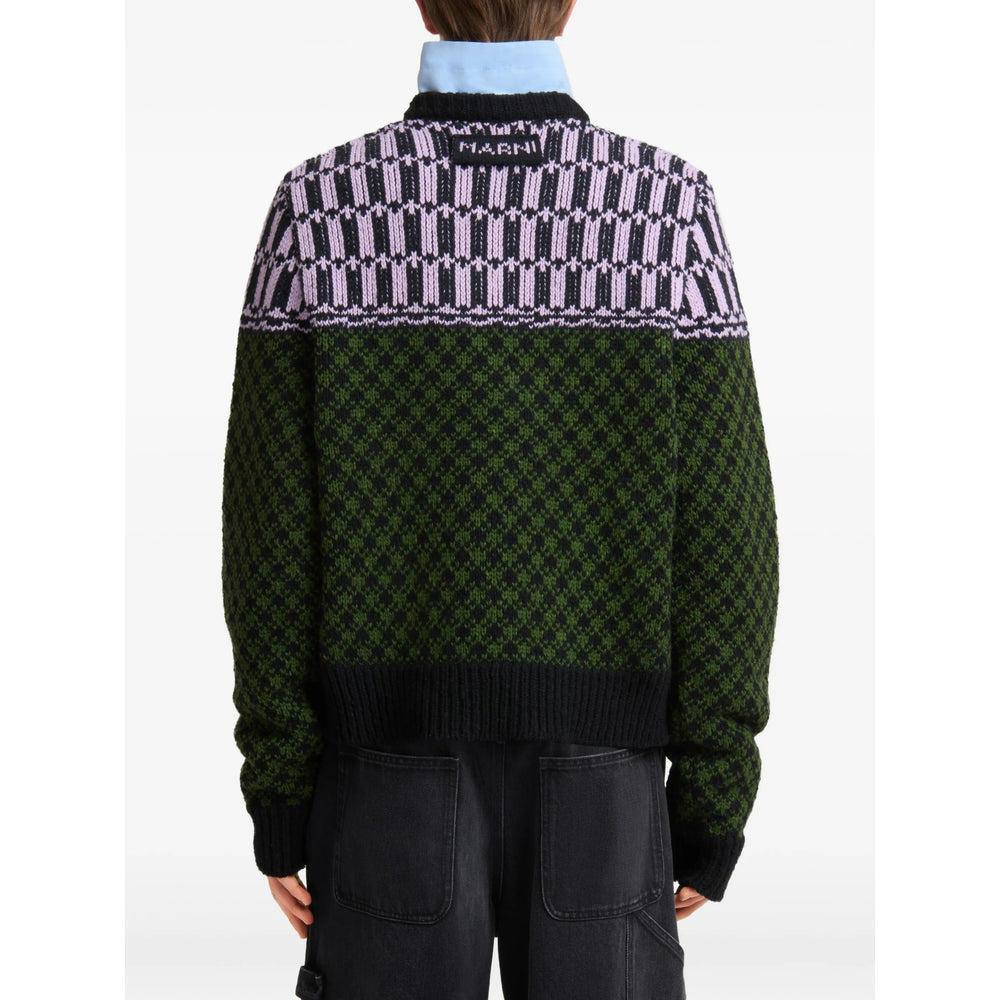 Marni Green Sweaters & Knitwear - Jumpers Men MARNI