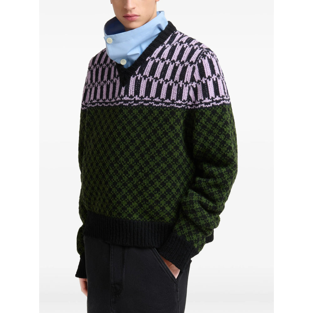 Marni Green Sweaters & Knitwear - Jumpers Men MARNI