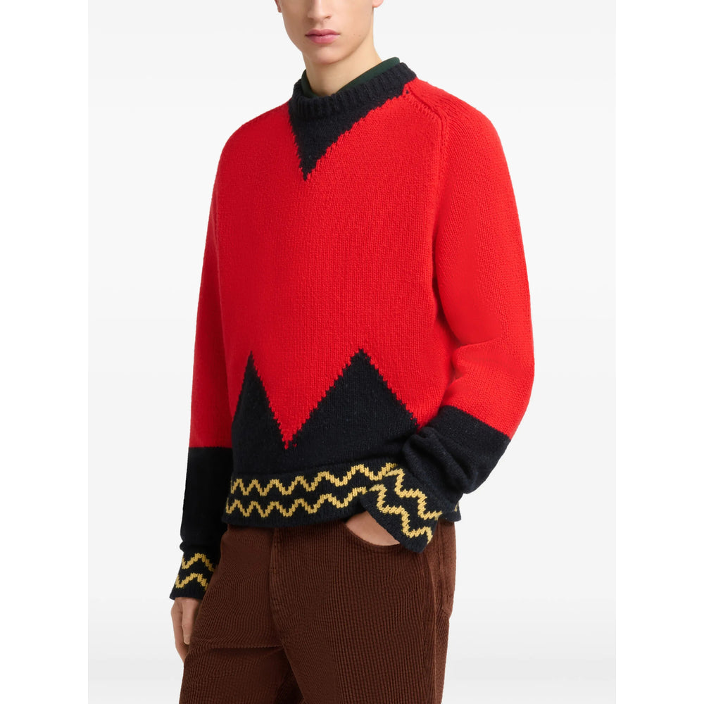 Marni Red Sweaters & Knitwear - Jumpers Men MARNI