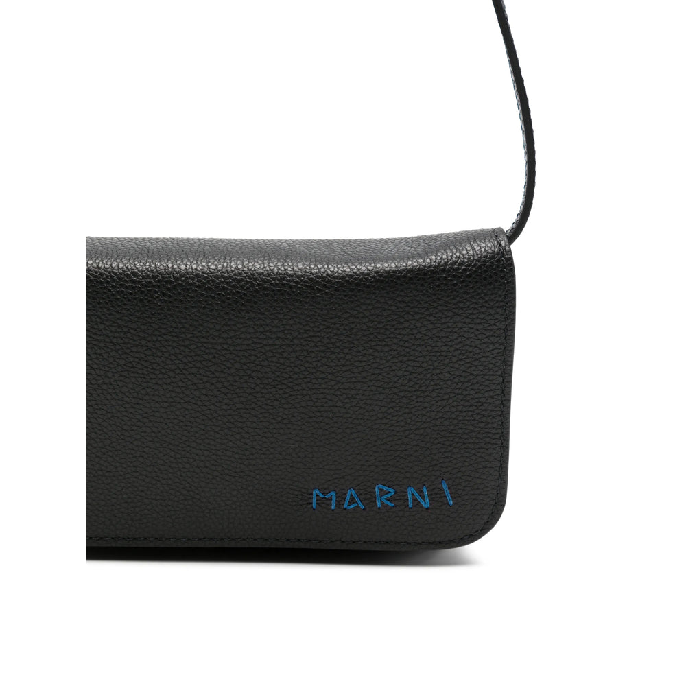 Marni Black Messenger Bags Men MARNI