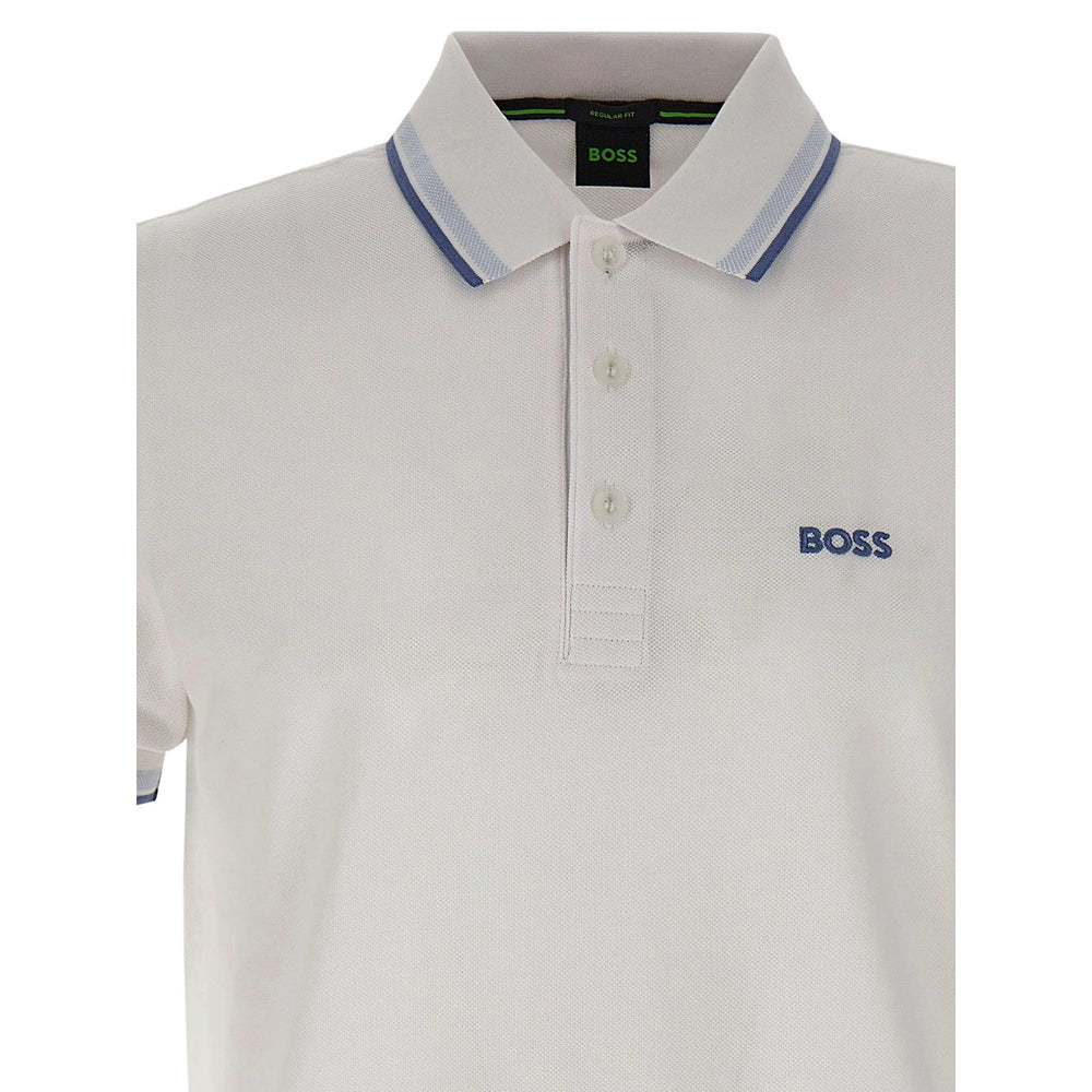 Boss White Polo Shirts Men BOSS