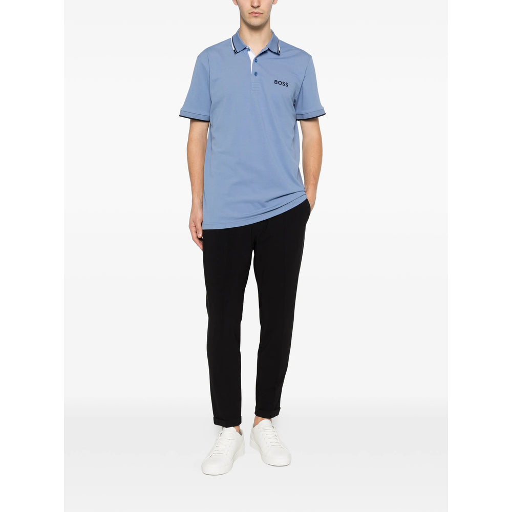 Boss Blue Polo Shirts Men BOSS