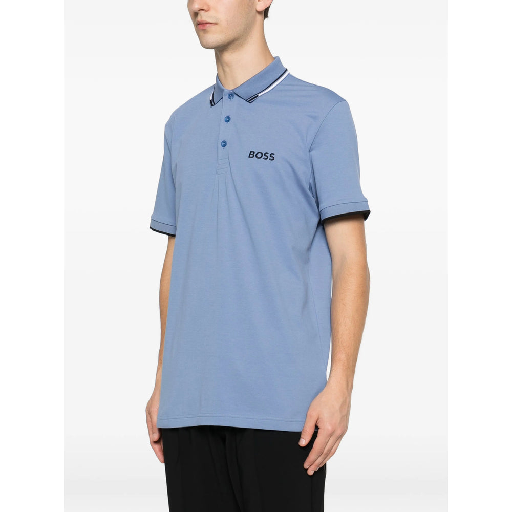 Boss Blue Polo Shirts Men BOSS