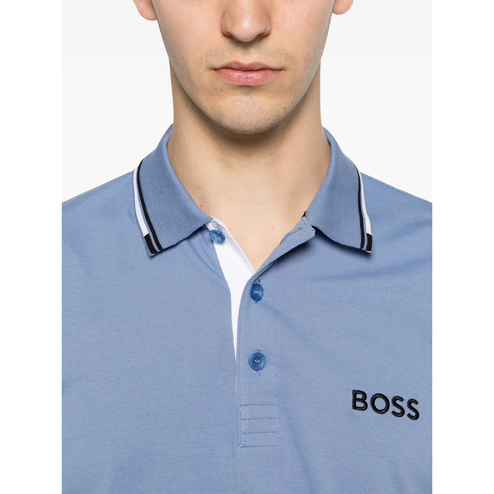 Boss Blue Polo Shirts Men BOSS