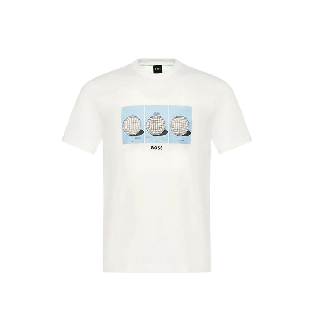Boss White T-Shirts & Vests - T-Shirts Men