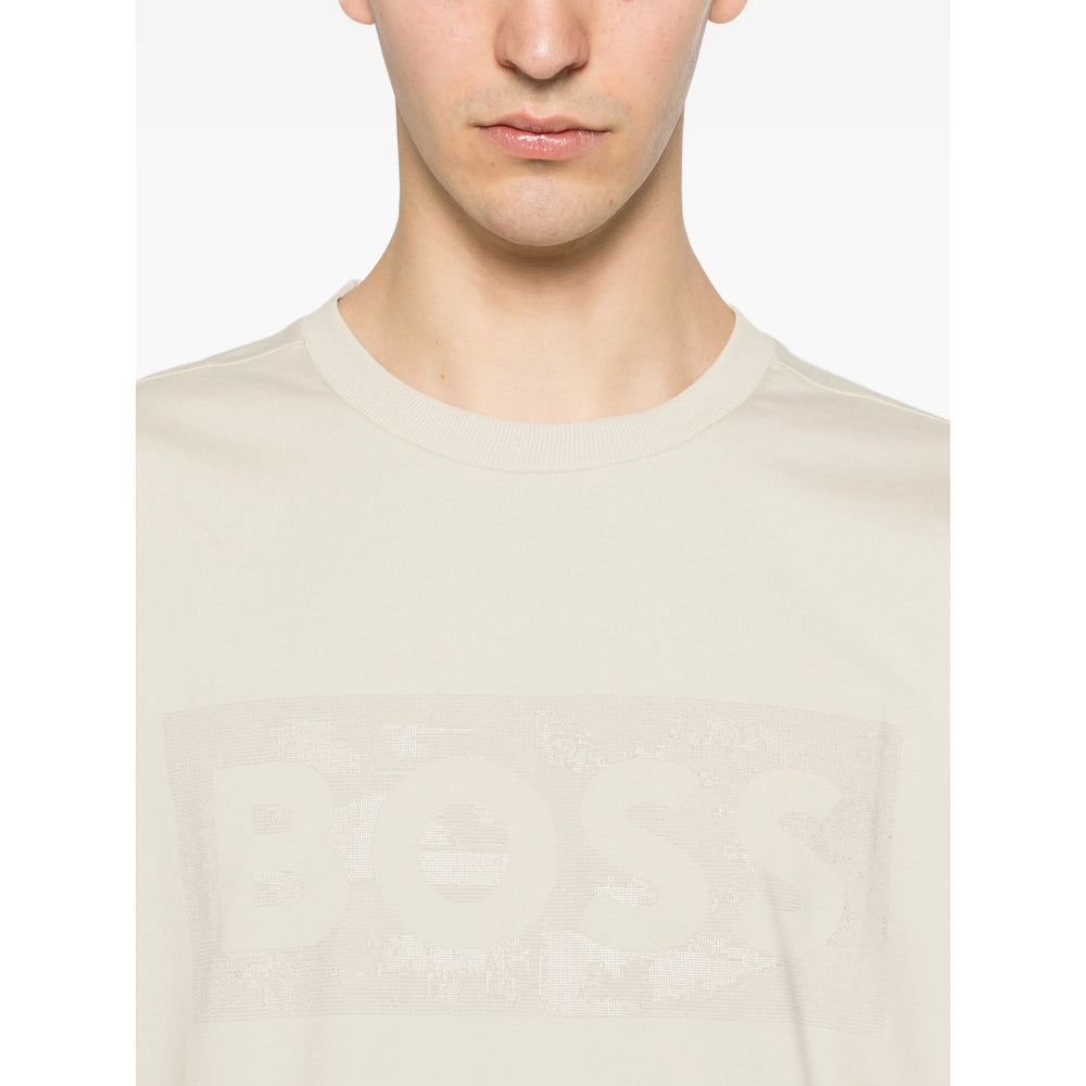 Boss Neutrals T-Shirts & Vests - T-Shirts Men BOSS