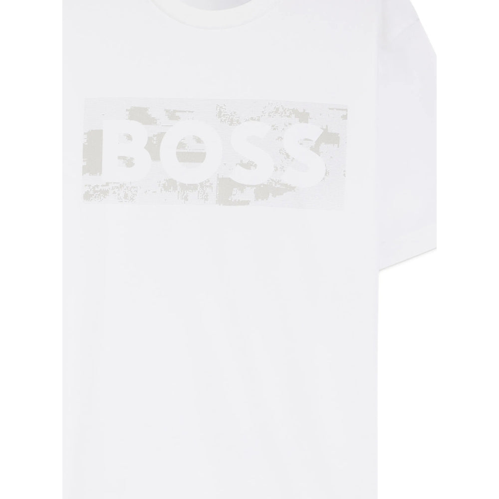 Boss White T-Shirts & Vests - T-Shirts Men BOSS