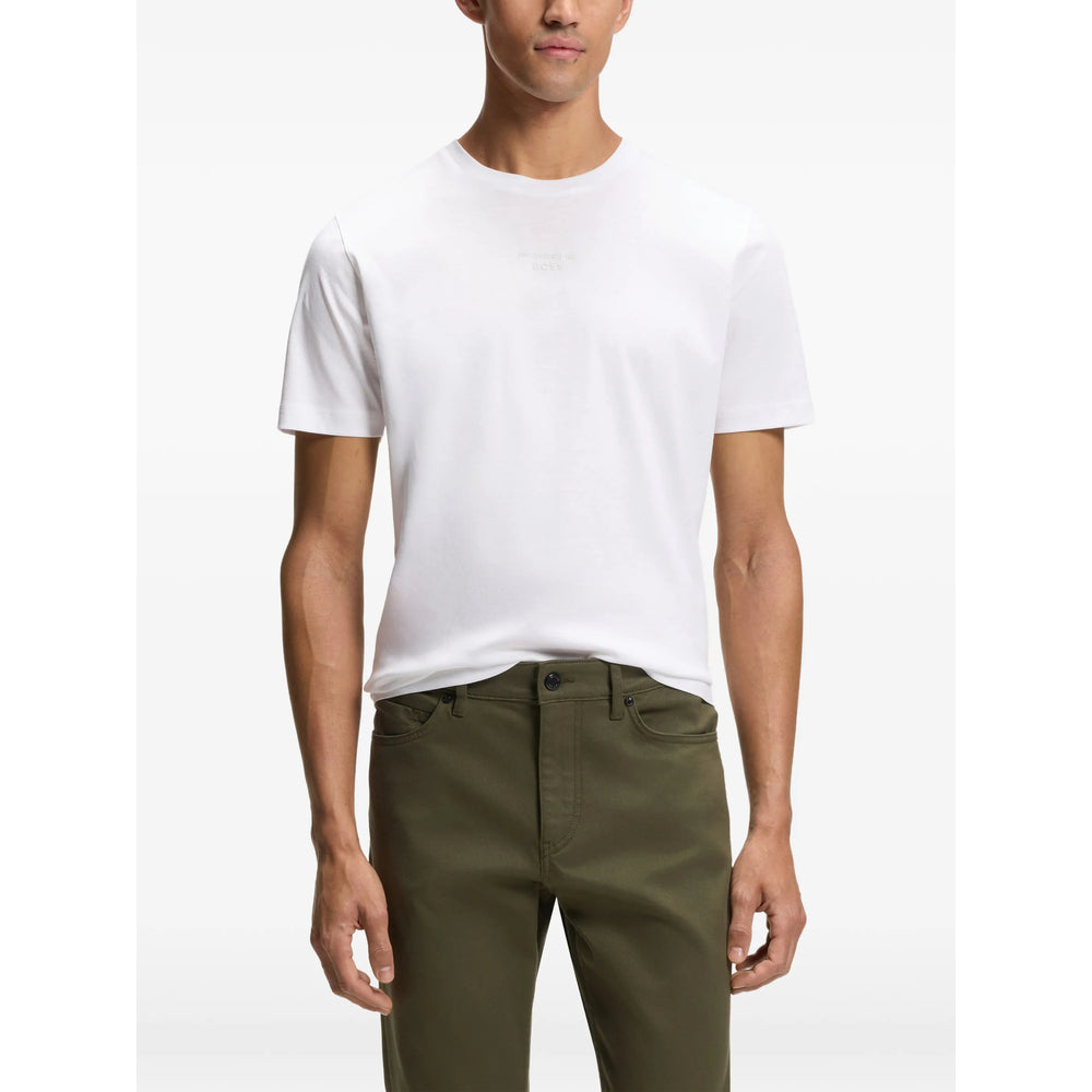 Boss White T-Shirts & Vests - T-Shirts Men BOSS