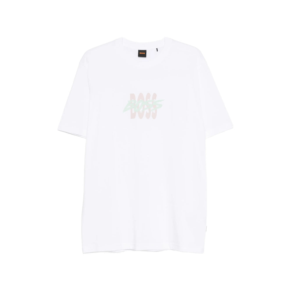 Boss White T-Shirts & Vests - T-Shirts Men BOSS