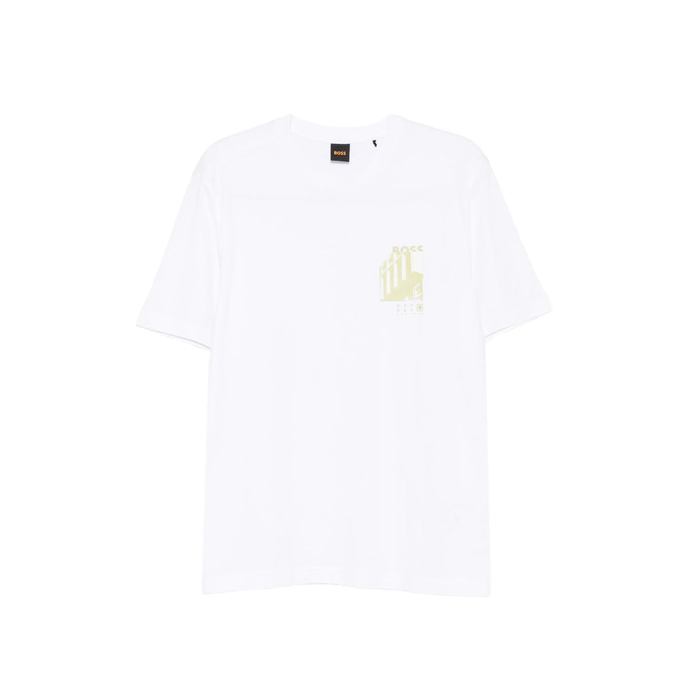 Boss White T-Shirts & Vests - T-Shirts Men BOSS