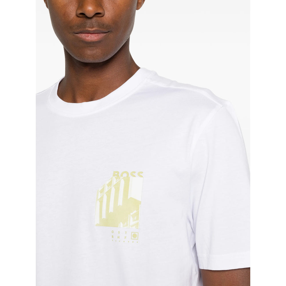 Boss White T-Shirts & Vests - T-Shirts Men BOSS