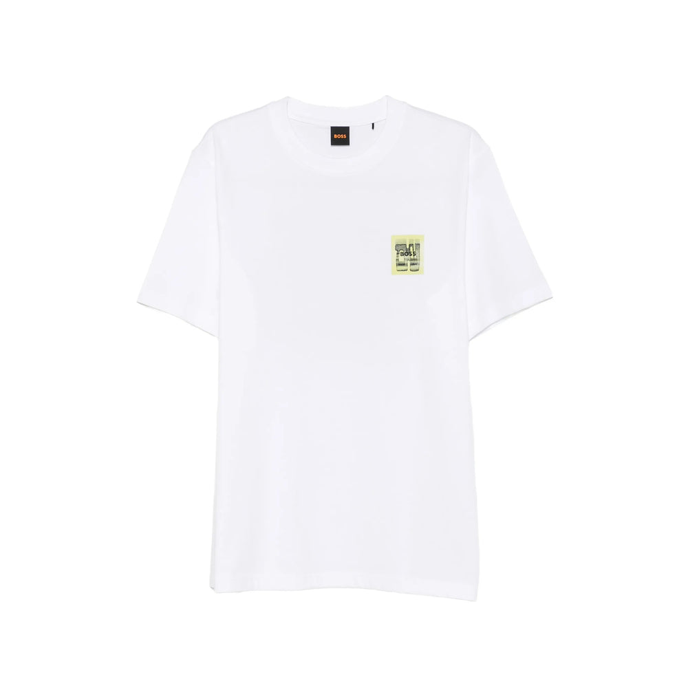 Boss White T-Shirts & Vests - T-Shirts Men BOSS