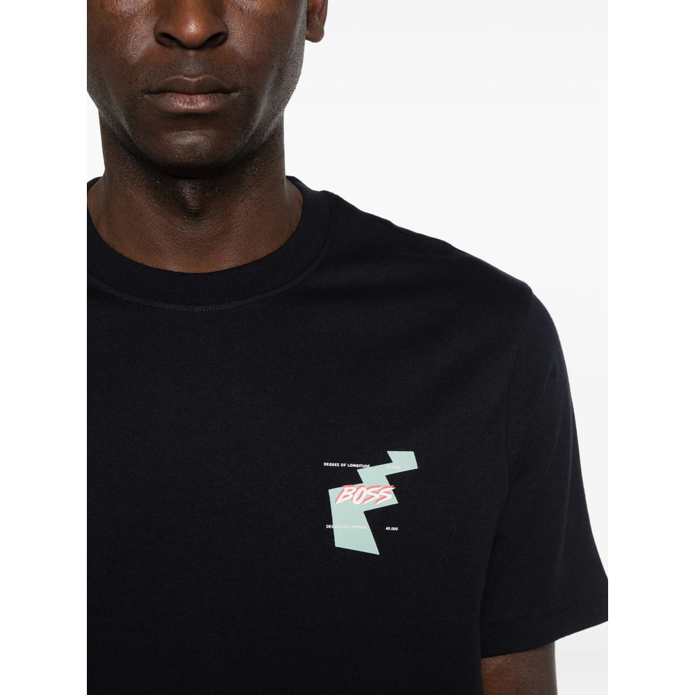 Boss Blue T-Shirts & Vests - T-Shirts Men BOSS