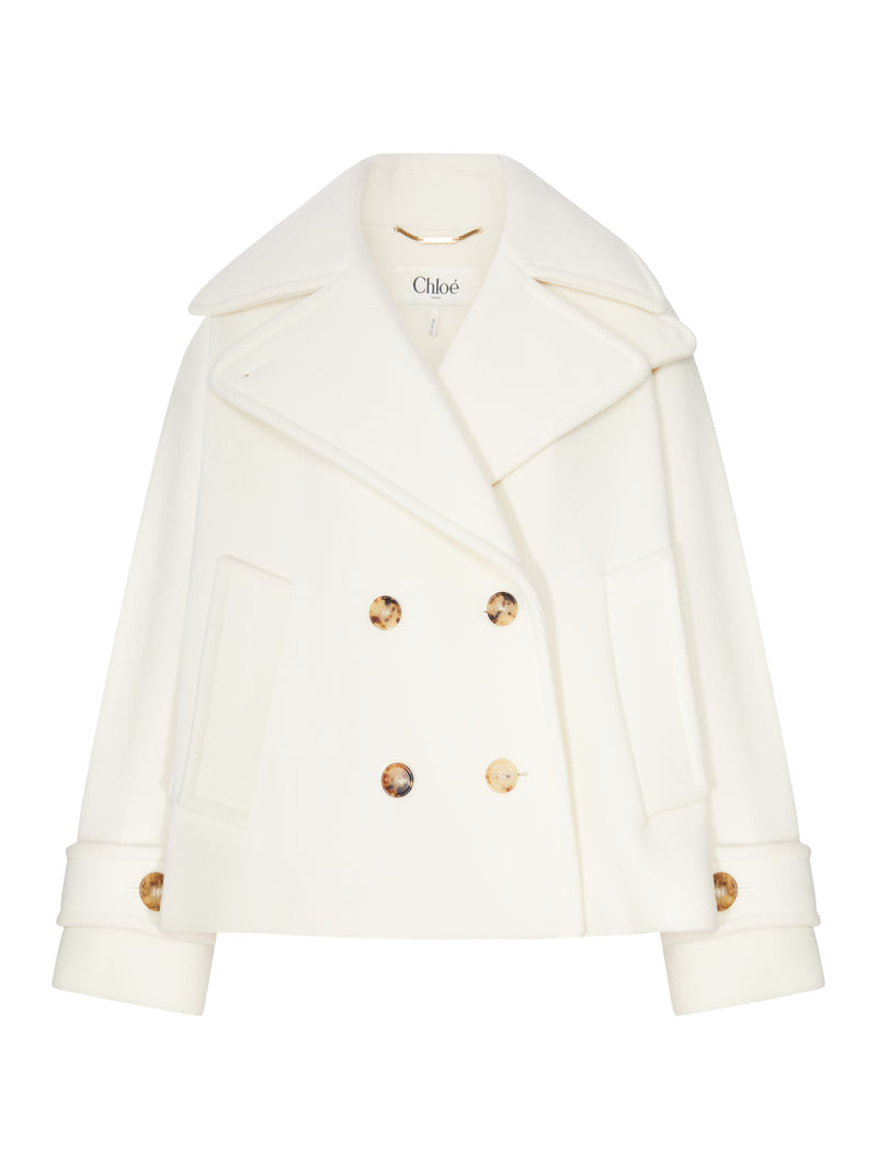 Chloe` Women Oversized Short Wool Coat CHLOE