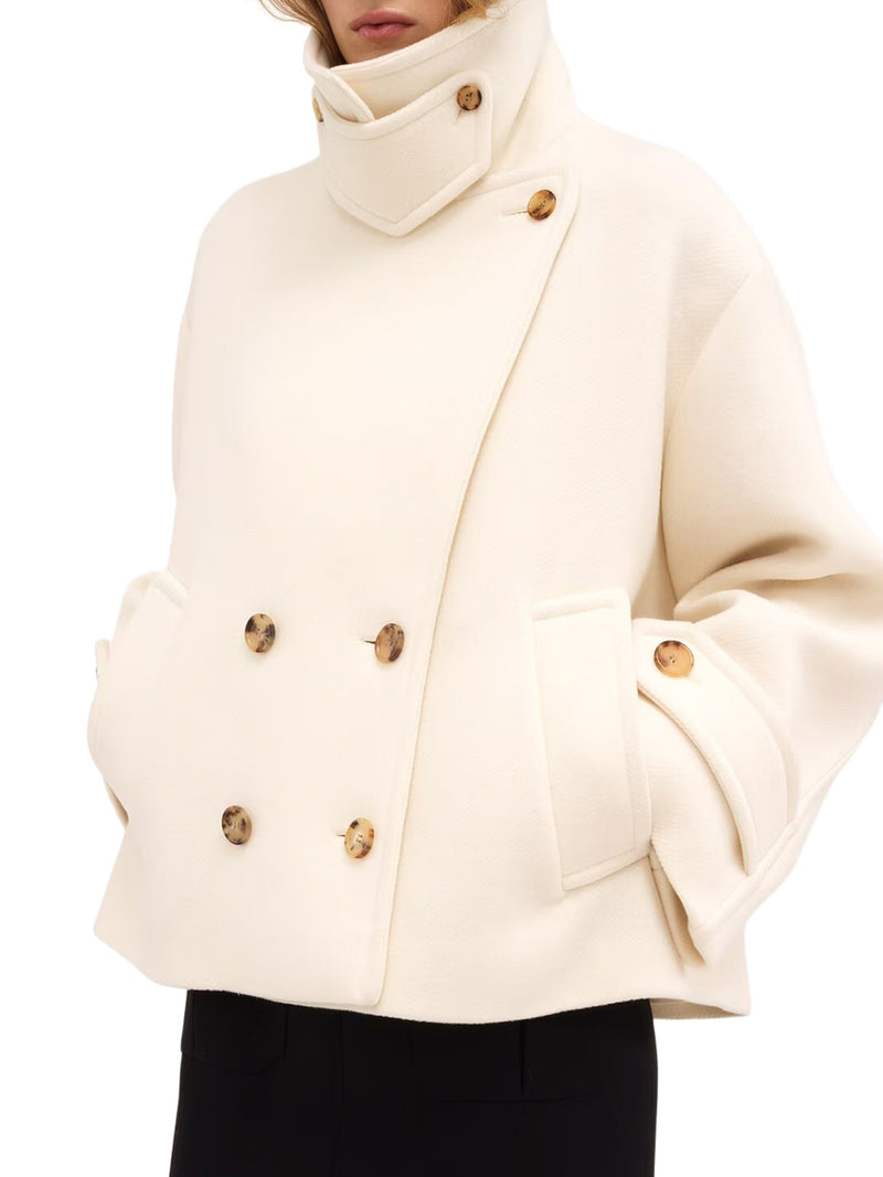 Chloe` Women Oversized Short Wool Coat CHLOE