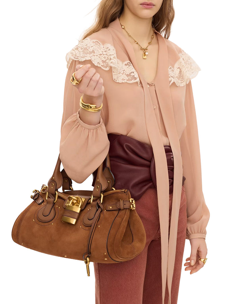 Chloe` Women Paddington Suede Bag CHLOE