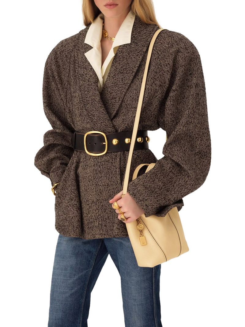 Chloe` Women Chloé Spin Small Tote Bag In Leather CHLOE