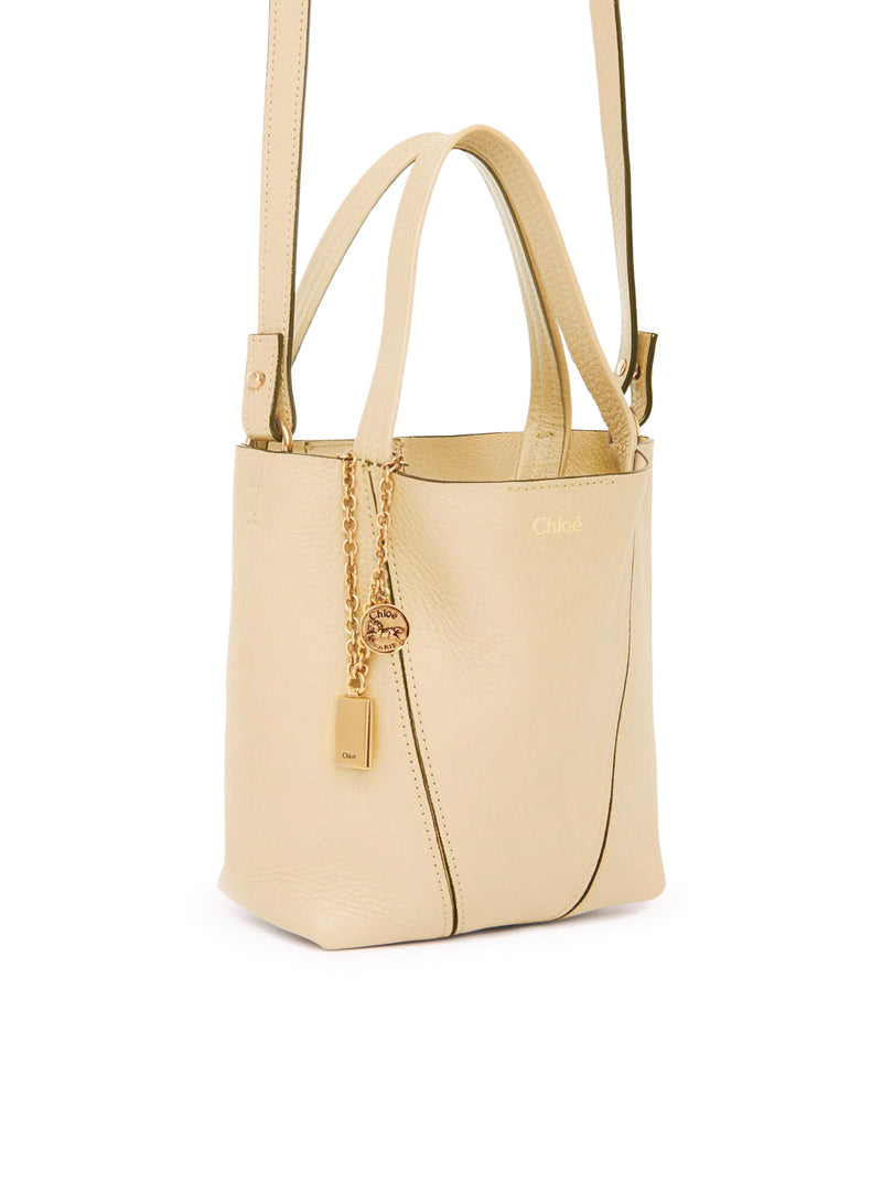 Chloe Women Chloe` Women Chloé Spin Small Tote Bag In Leather CHLOE