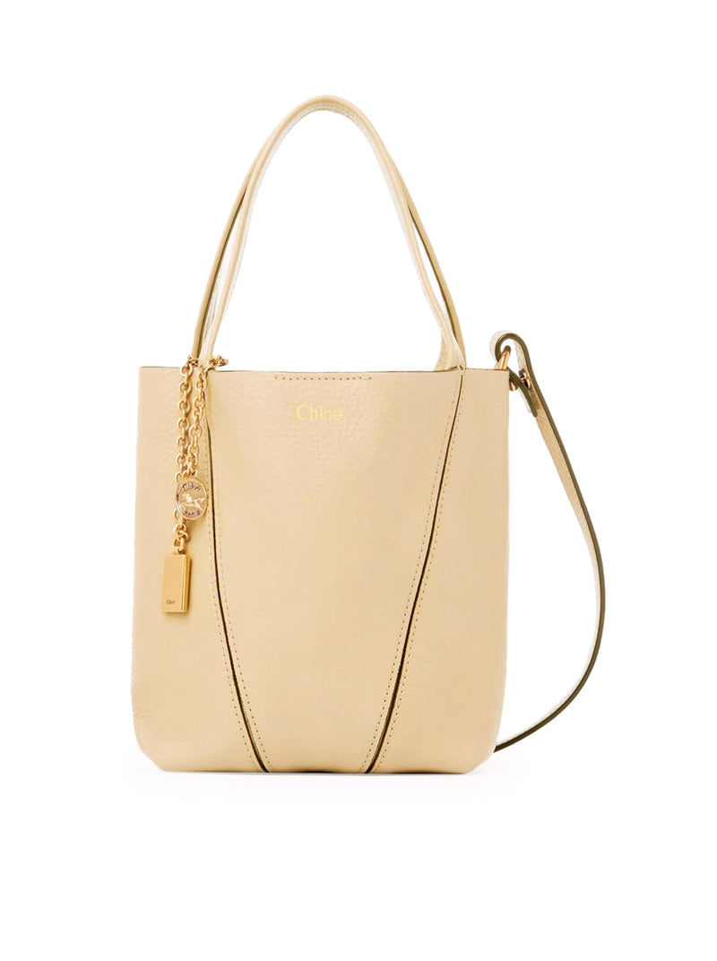Chloe Women Chloe` Women Chloé Spin Small Tote Bag In Leather CHLOE