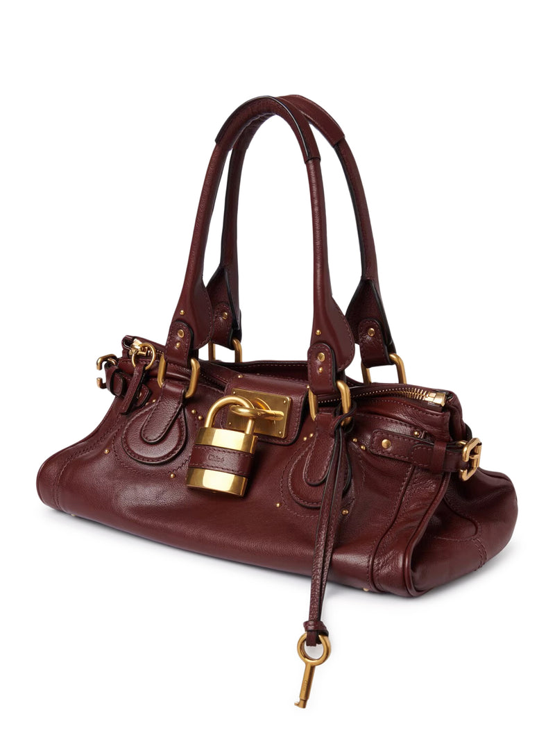 Chloe` Women Paddington Bag In Grenade Leather CHLOE