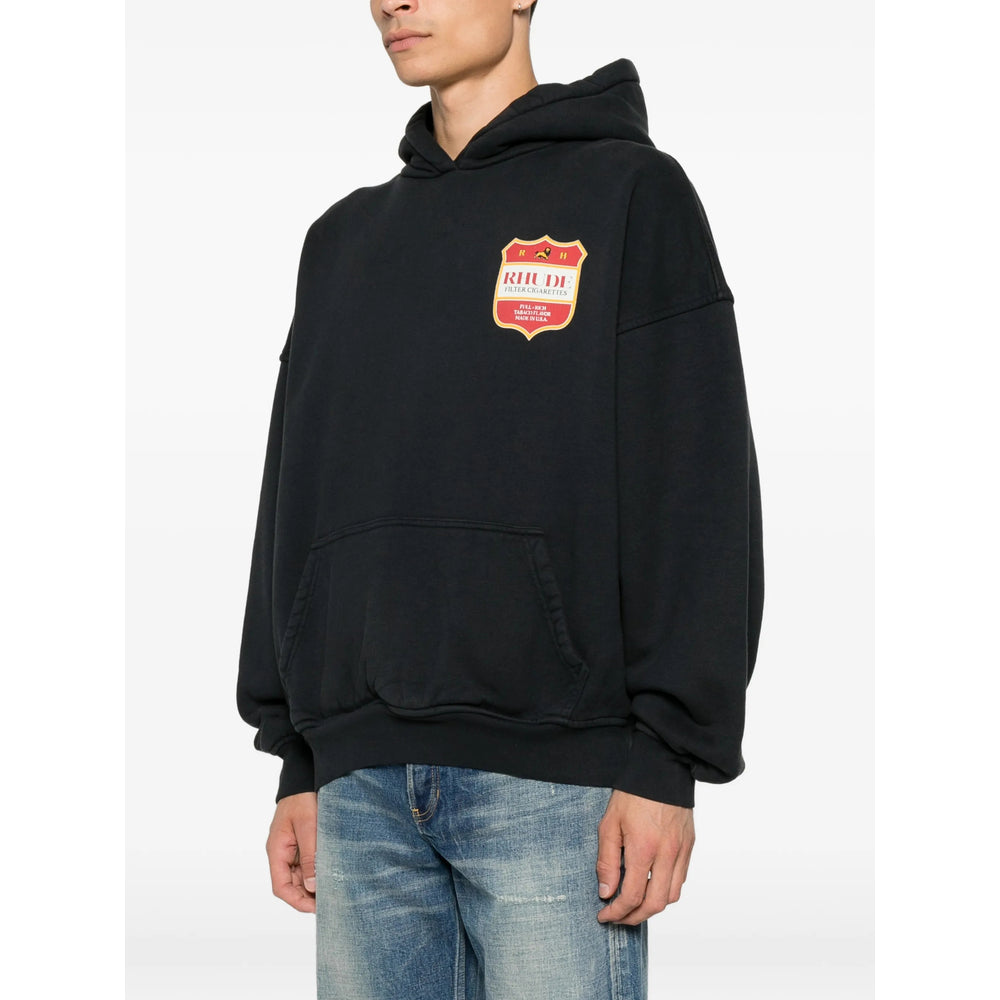 Rhude Black Sweaters & Knitwear - Hoodies Men RHUDE