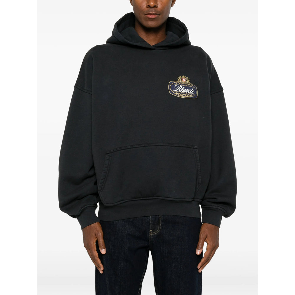 Rhude Black Sweaters & Knitwear - Hoodies Men RHUDE