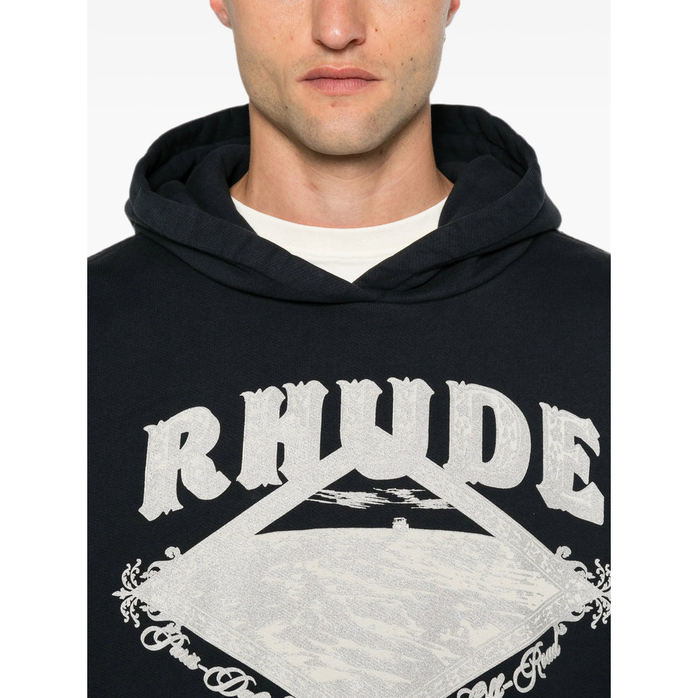 Rhude Black Sweaters & Knitwear - Hoodies Men RHUDE