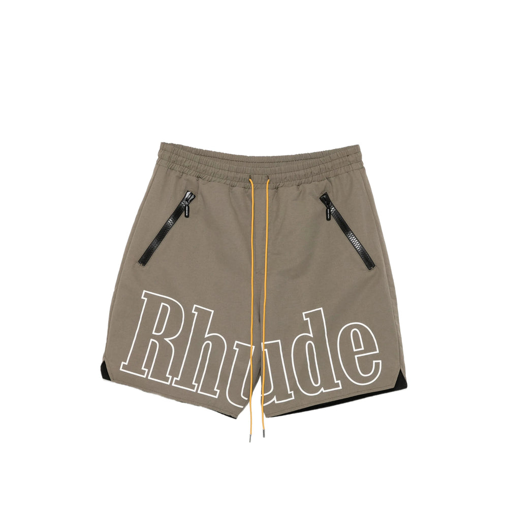Rhude Green Shorts - Track & Running Shorts Men RHUDE