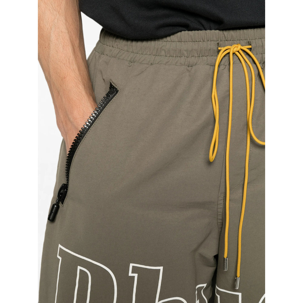 Rhude Green Shorts - Track & Running Shorts Men RHUDE