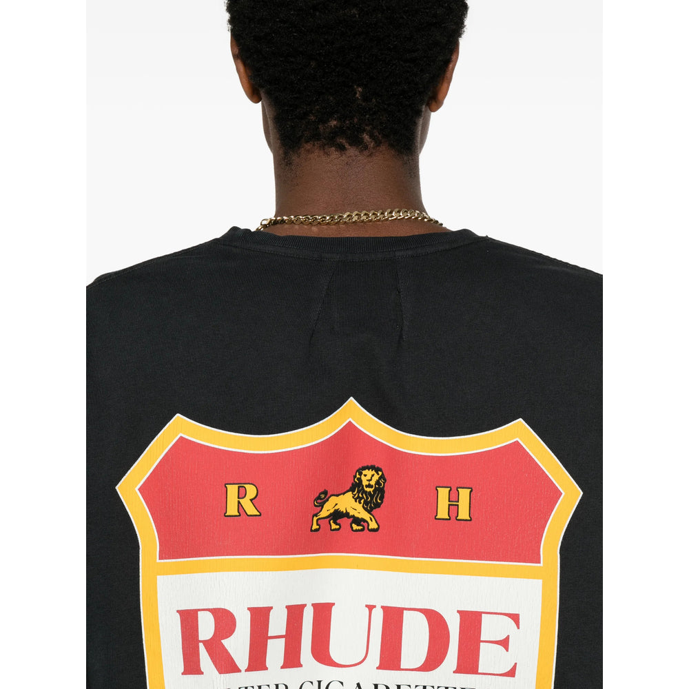 Rhude Black T-Shirts & Vests - T-Shirts Men RHUDE
