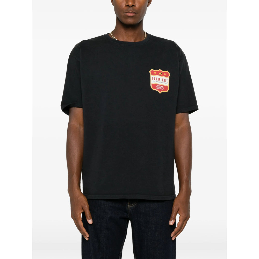 Rhude Black T-Shirts & Vests - T-Shirts Men RHUDE