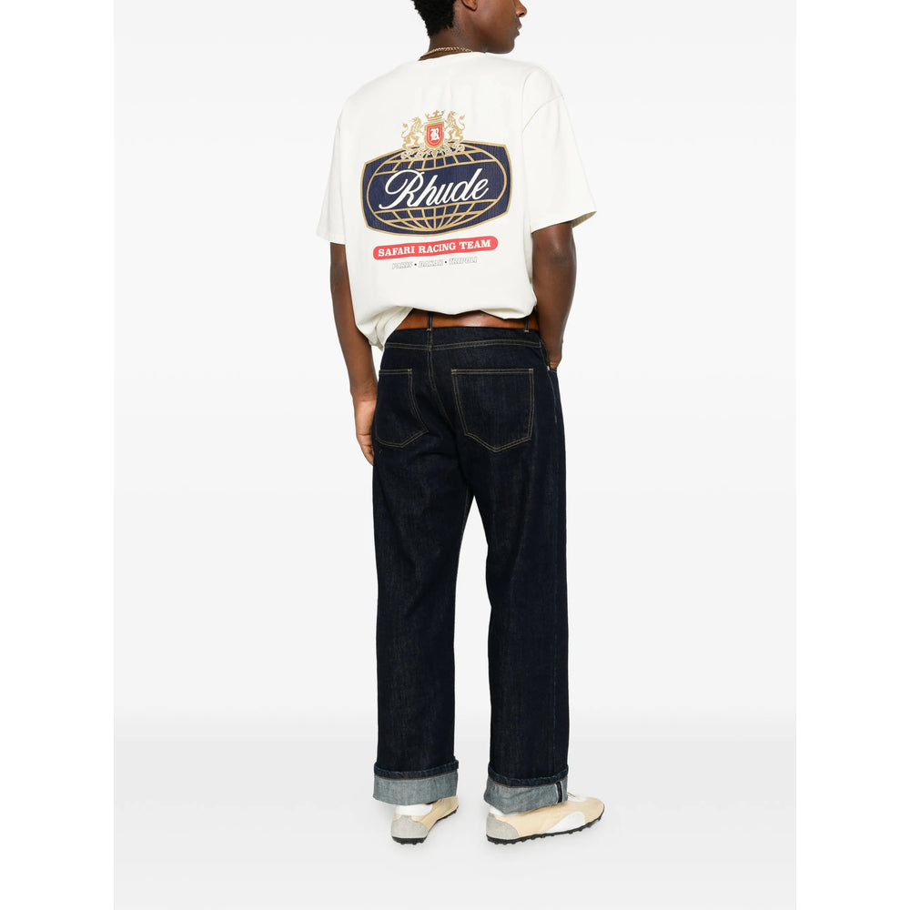 Rhude Neutrals T-Shirts & Vests - T-Shirts Men RHUDE