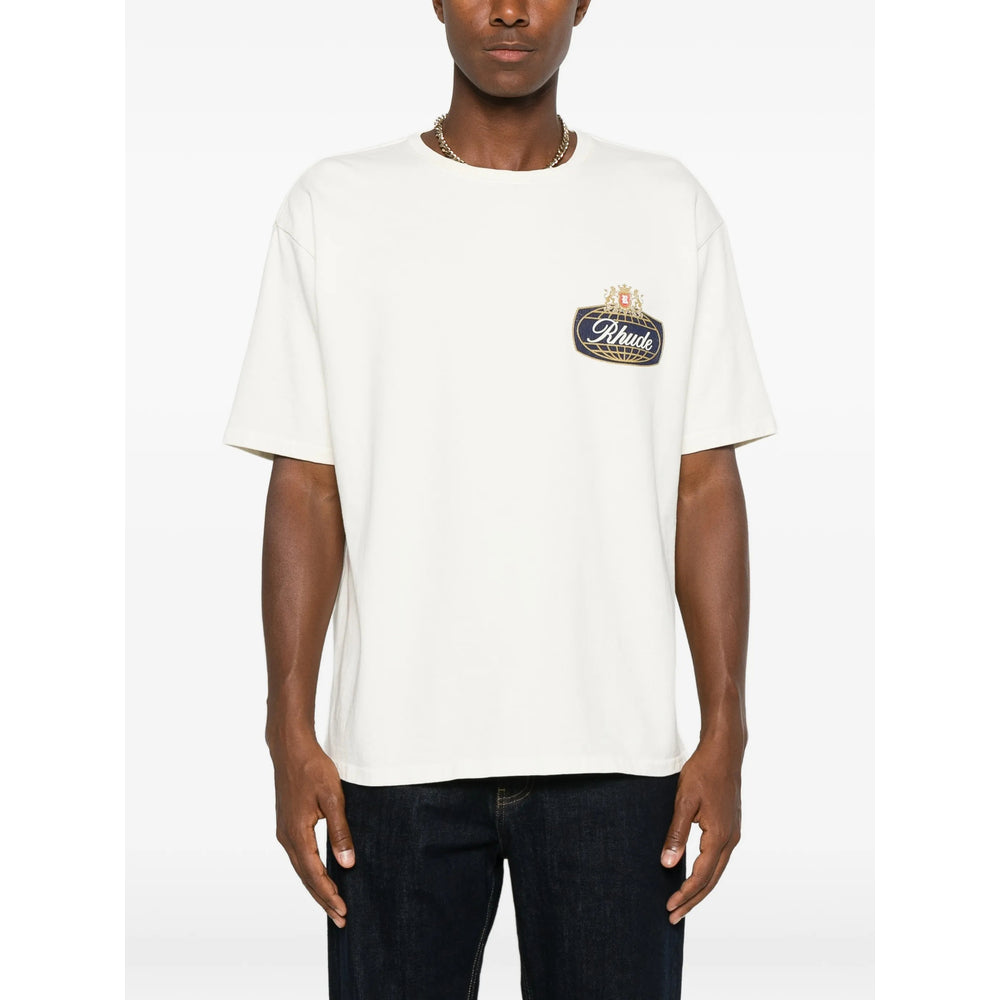 Rhude Neutrals T-Shirts & Vests - T-Shirts Men RHUDE