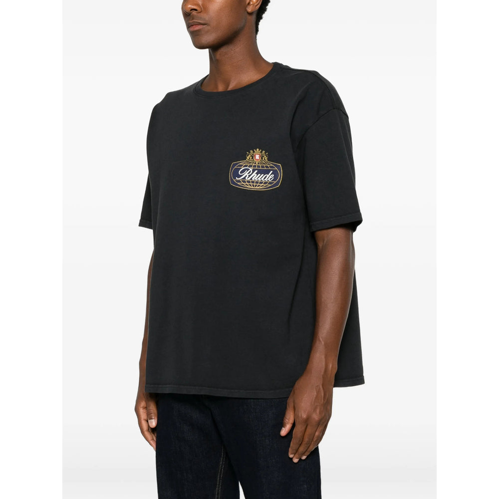 Rhude Black T-Shirts & Vests - T-Shirts Men RHUDE