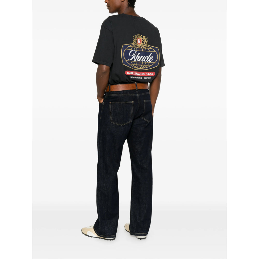 Rhude Black T-Shirts & Vests - T-Shirts Men RHUDE