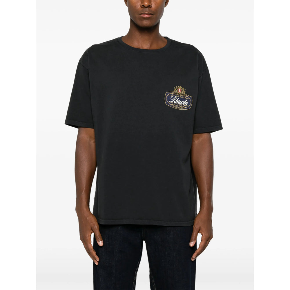 Rhude Black T-Shirts & Vests - T-Shirts Men RHUDE
