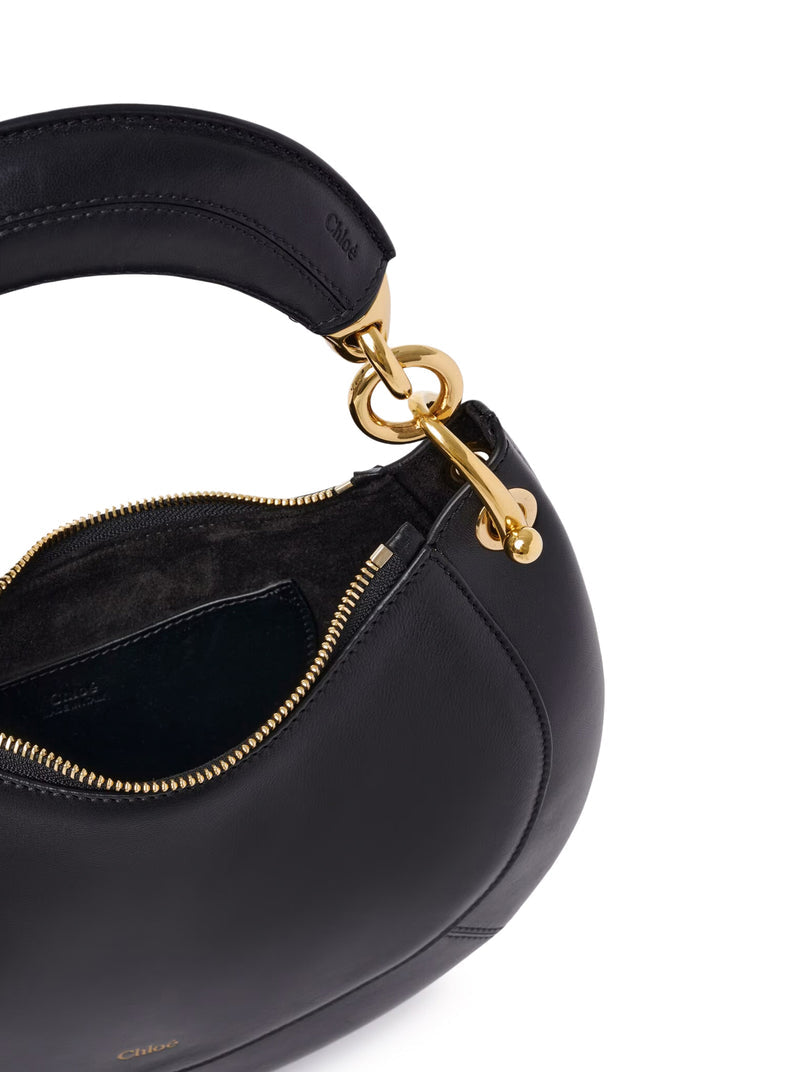 Chloe` Women Small Chloé Banana Zipped Hobo In Soft Leather CHLOE
