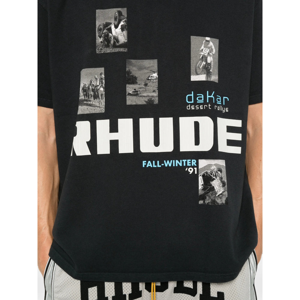 Rhude Black T-Shirts & Vests - T-Shirts Men RHUDE