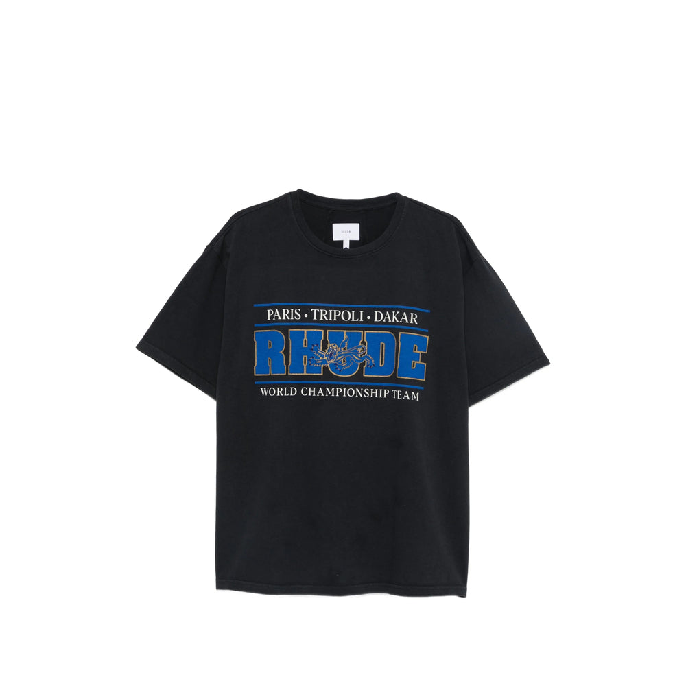 Rhude Black T-Shirts & Vests - T-Shirts Men RHUDE