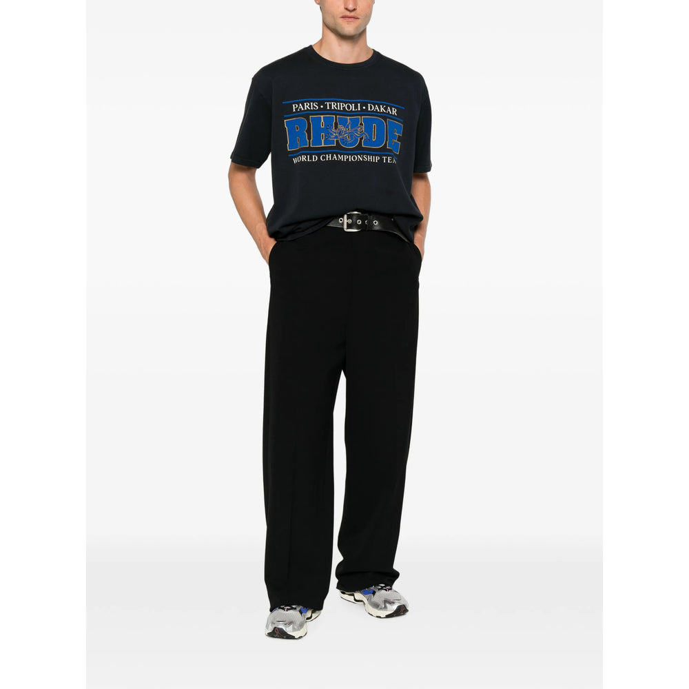 Rhude Black T-Shirts & Vests - T-Shirts Men RHUDE