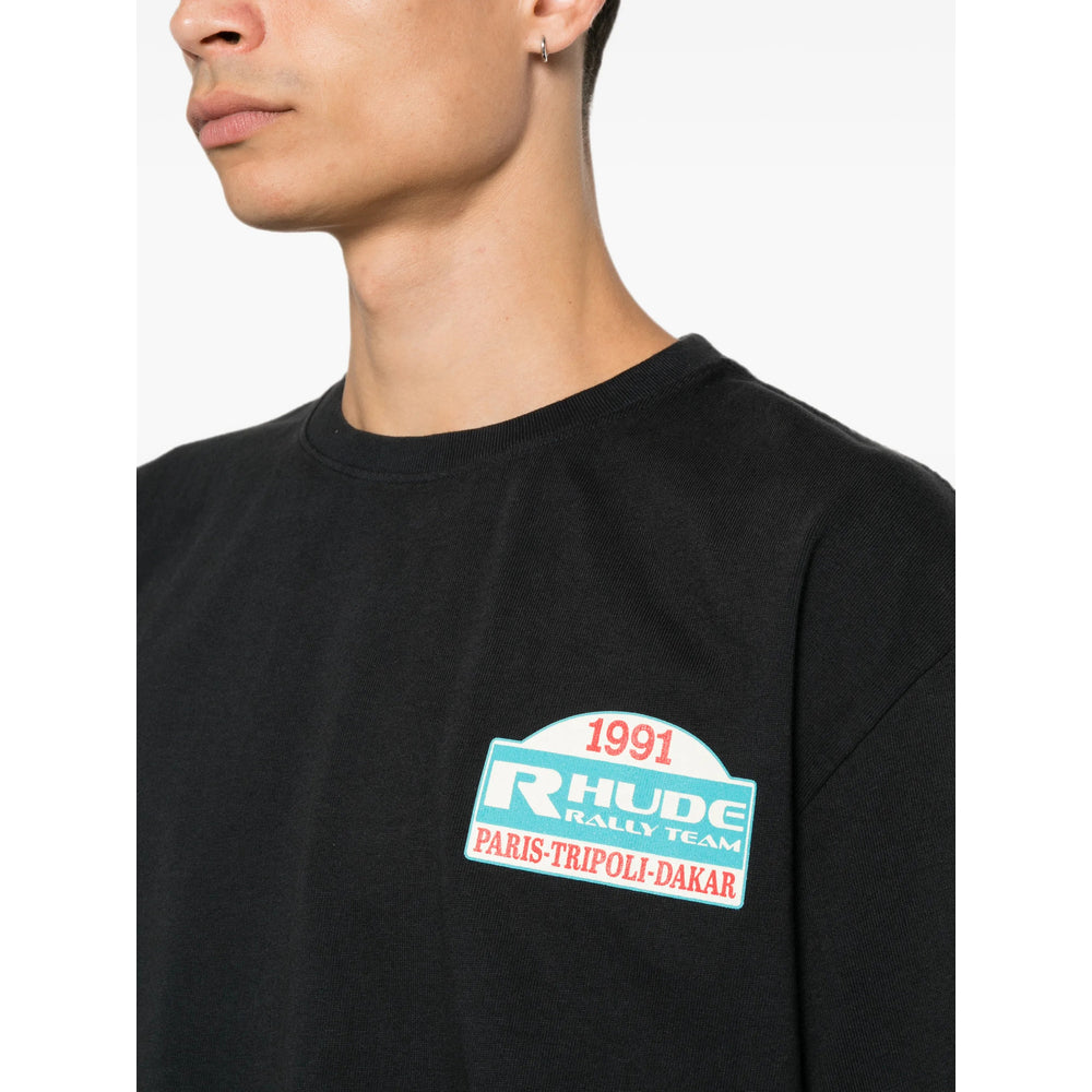Rhude Black T-Shirts & Vests - T-Shirts Men RHUDE