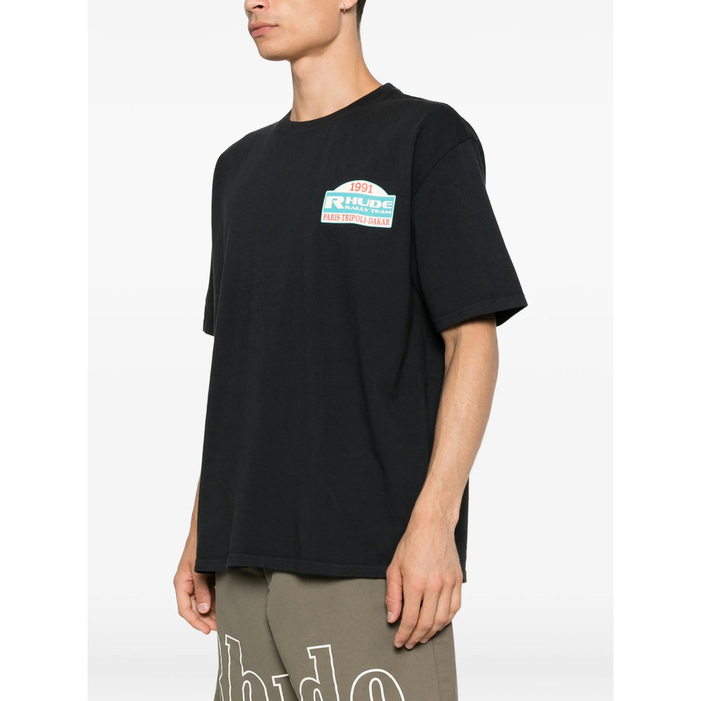 Rhude Black T-Shirts & Vests - T-Shirts Men RHUDE