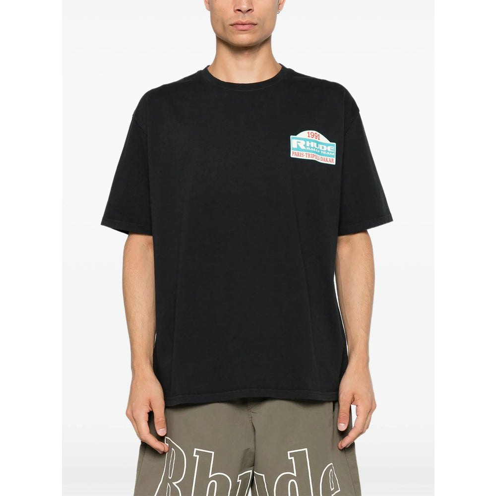 Rhude Black T-Shirts & Vests - T-Shirts Men RHUDE