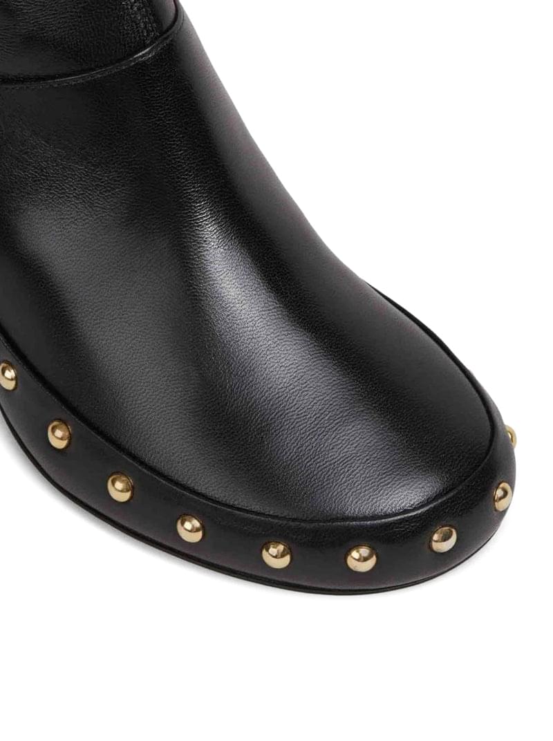 Chloe` Women Junie Leather Boots With Studded Details CHLOE