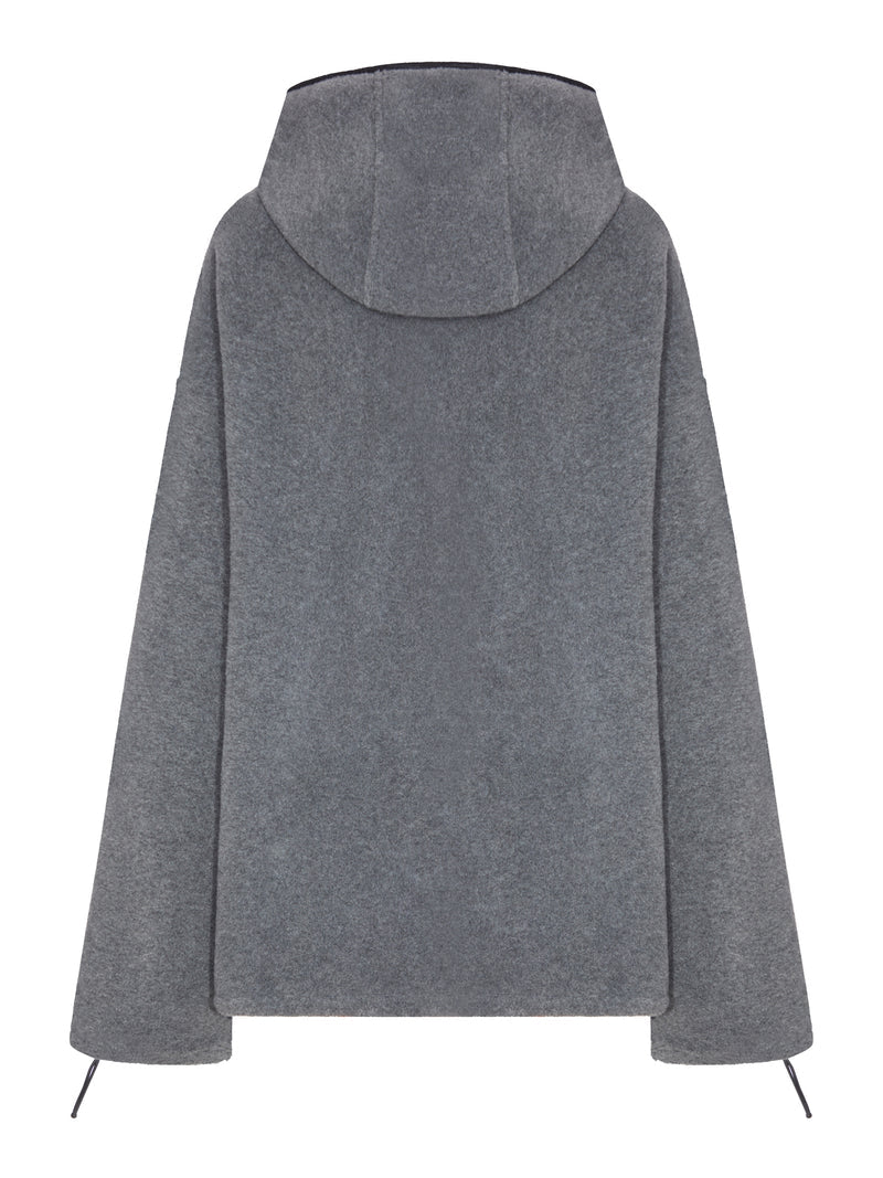 Miu Miu Women Technical Fleece Hoodie MIU MIU